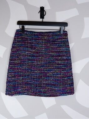 NWT Loft Multicolor Tweed Skirt | 2